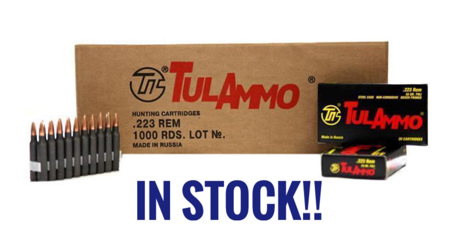 TGC GUN DEALS – Tula .223REM 55GR 1000 Rnd Case!! – ACTUALLY IN STOCK!!