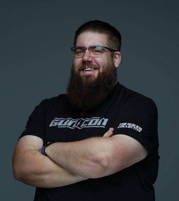 A picture of Jonathan Patton, CEO of The Gun Collective.